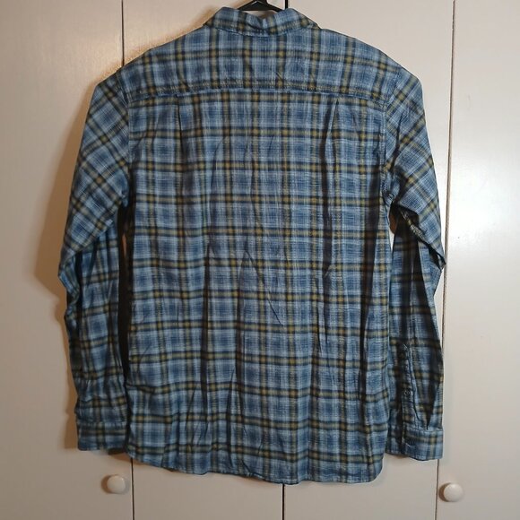 Carhartt Men's Relax Fit Large Tall Gray Plaid Shirt (0306A4) - Picture 2 of 8